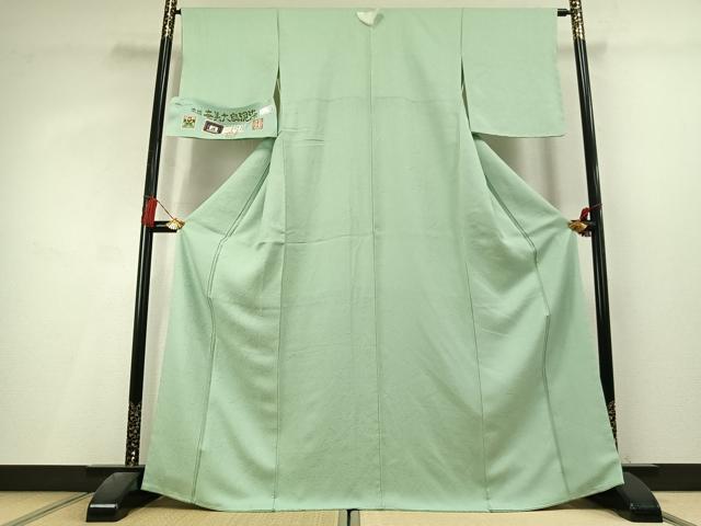 平和屋着物●森輝雄　小紋　本場奄美大島泥染　霞文　証紙付き　正絹　逸品　未使用　AABL3309fy