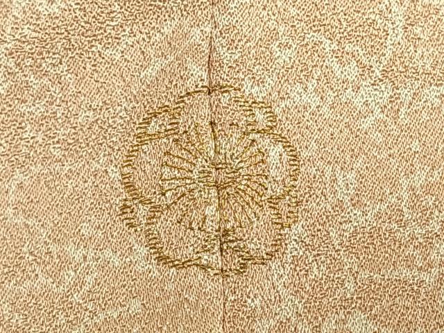 平和屋着物●訪問着　駒刺繍　花蝶文　暈し染め　金彩　大丸扱い　正絹　逸品　AABL3325fy