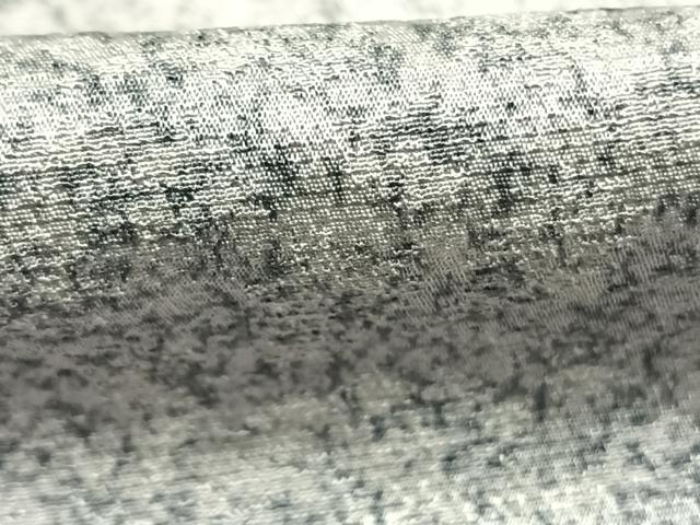 平和屋着物●上質な小紋　斜縞　暈し染め　丹後ちりめん　反端付き　正絹　逸品　未使用　AABL3326fy