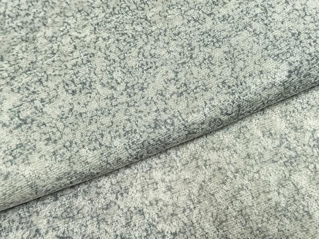 平和屋着物●上質な小紋　斜縞　暈し染め　丹後ちりめん　反端付き　正絹　逸品　未使用　AABL3326fy