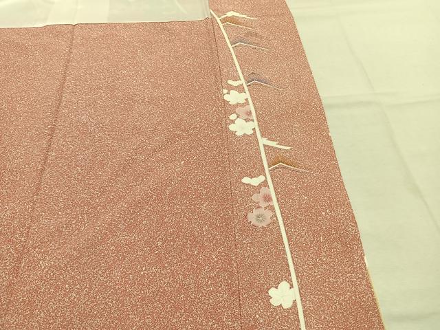 平和屋着物●訪問着　松竹梅　金彩　正絹　逸品　AABL3337fy
