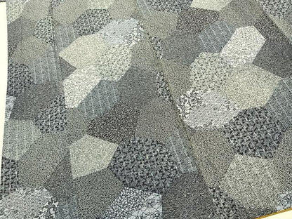 平和屋着物●上質な小紋　切嵌文　正絹　逸品　AABL3348fy