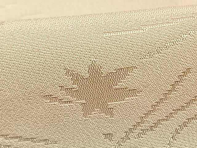 平和屋着物●長襦袢　無双仕立て　舞葉地紋　暈し染め　正絹　逸品　AABL3350fy