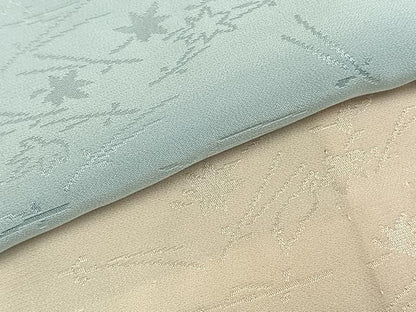 平和屋着物●長襦袢　無双仕立て　舞葉地紋　暈し染め　正絹　逸品　AABL3350fy