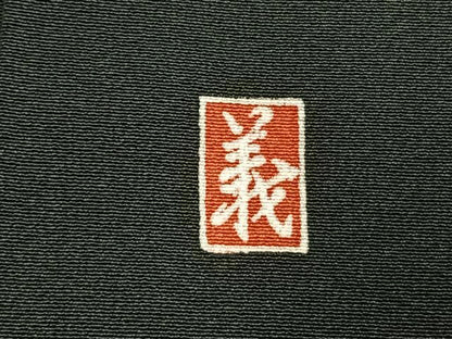 平和屋着物●豪華黒留袖　友禅　作家物　花鳥文　正絹　逸品　AABL3354fy