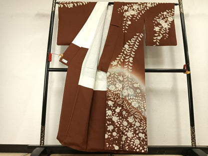 平和屋着物●訪問着　作家物　絞り　辻が花　暈し染め　やまと誂製　正絹　逸品　AABL3360fy