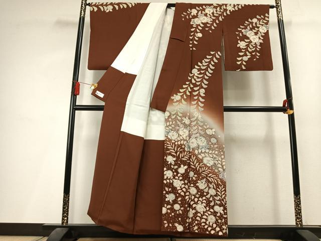 平和屋着物●訪問着　作家物　絞り　辻が花　暈し染め　やまと誂製　正絹　逸品　AABL3360fy
