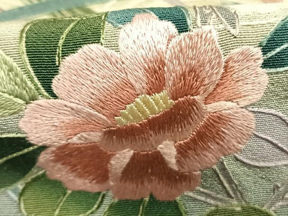 平和屋着物●豪華色留袖 中国三大刺繍 スワトウ刺繍 汕頭刺繍 総刺繍 麗光刺繍 風景花文 暈し染め 金糸 正絹 逸品 AABL3361fy