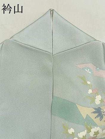 平和屋着物●日本画家　白鳥映雪　訪問着　花鳥文　暈し染め　正絹　逸品　AABL3362fy