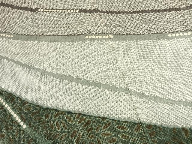 平和屋着物●訪問着　総絞り　抽象文様　正絹　逸品　AABL3369fy