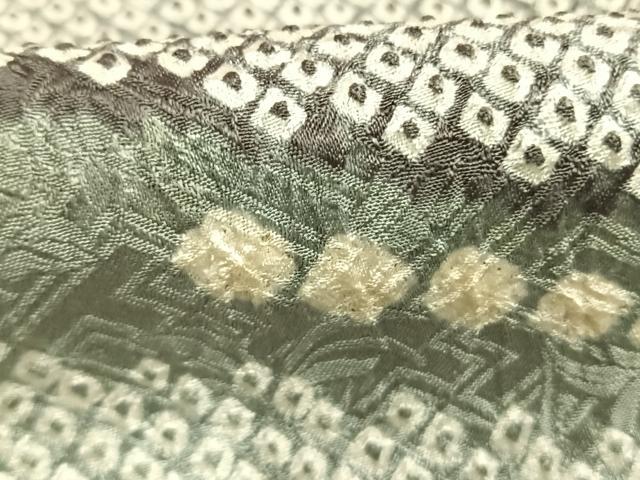 平和屋着物●訪問着　総絞り　抽象文様　正絹　逸品　AABL3369fy