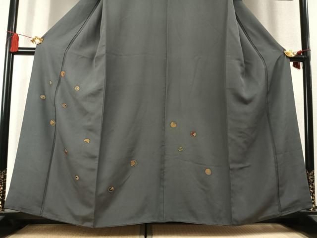 平和屋着物●訪問着　丸文　金糸　金彩　正絹　逸品　AABL3376fy