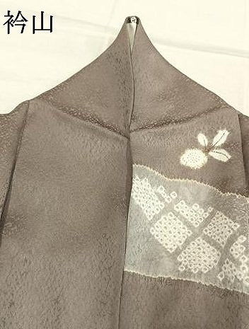 平和屋着物●訪問着　絞り　駒刺繍　草花文　金糸　金彩　さが美扱い　正絹　逸品　AABL3398fy