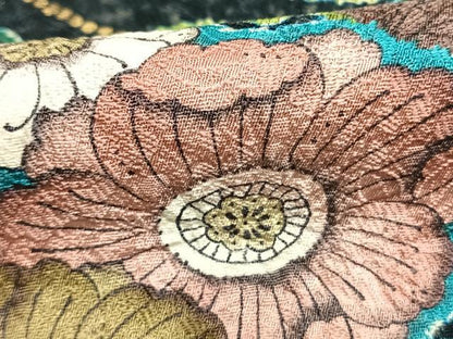 平和屋着物●訪問着　作家物　辻が花　絞り　暈し染め　金彩　正絹　逸品　AABL3403fy