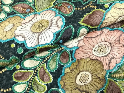 平和屋着物●訪問着　作家物　辻が花　絞り　暈し染め　金彩　正絹　逸品　AABL3403fy