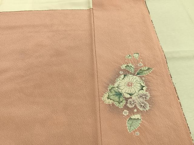 平和屋着物●越後十日町の一流染匠　桐屋・翠山工房　訪問着　絞り　辻が花　暈し染め　正絹　逸品　AABL3408fy