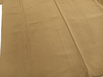 平和屋着物●上質な小紋　縞　正絹　逸品　AABL3413fy