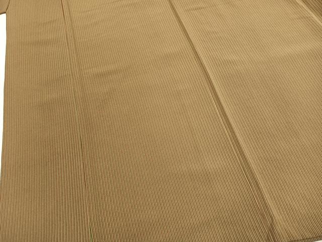 平和屋着物●上質な小紋　縞　正絹　逸品　AABL3413fy