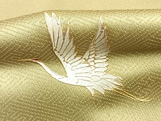 平和屋着物●豪華色留袖　作家物　老松　鶴　暈し染め　金彩　正絹　逸品　未使用　AABL3416fy