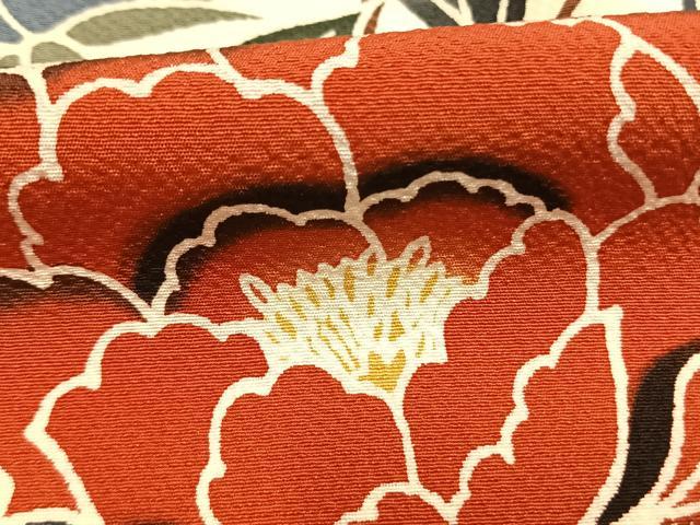 平和屋着物●豪華振袖　紅型　花蝶文　逸品　AABL3417fy