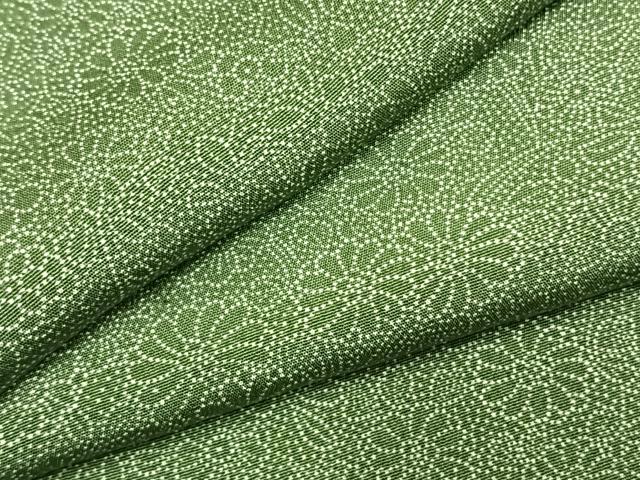 平和屋着物●江戸小紋　草花文　正絹　逸品　AABL3422fy