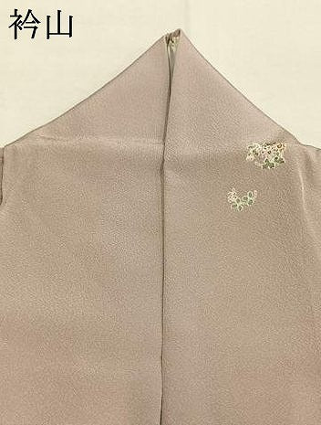 平和屋着物●上質な小紋　友禅　草花文　正絹　逸品　AABL3424fy