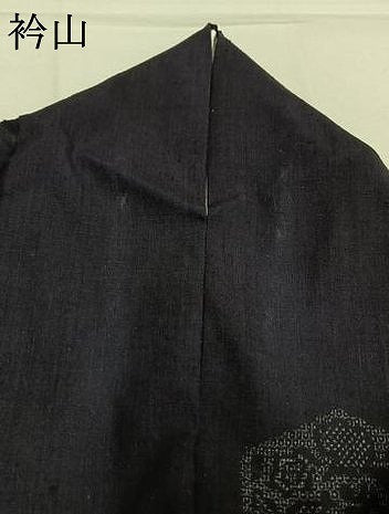 平和屋着物●結城紬　100亀甲　飛び亀甲柄　亀甲花文　正絹　逸品　AABL3433fy