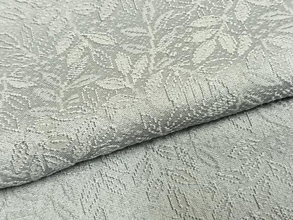 平和屋着物●上質な色無地　南天地紋　灰青色　さが美扱い　正絹　逸品　AABL3437fy