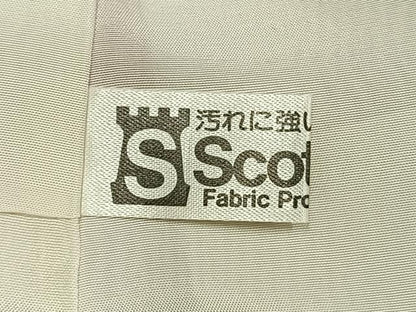 平和屋着物●訪問着　地紙花文　暈し染め　金銀彩　正絹　逸品　未使用　AABL3440fy