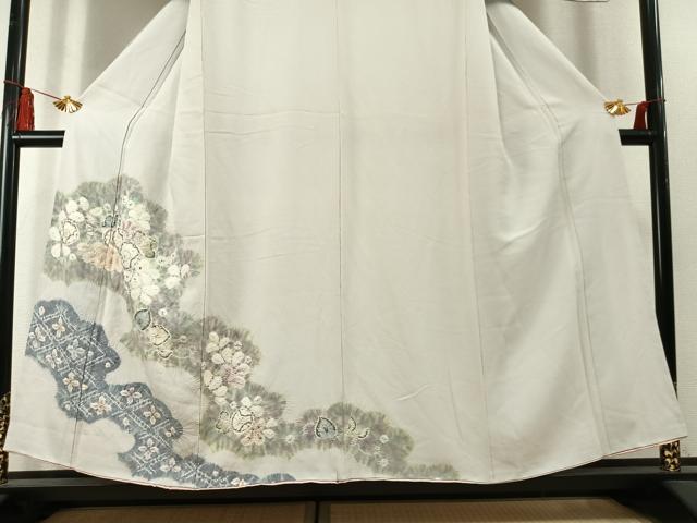 平和屋着物●訪問着　絞り　辻が花　正絹　逸品　AABL3441fy