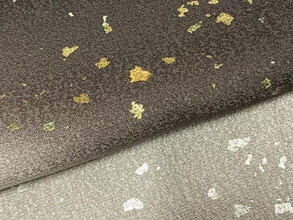 平和屋着物●訪問着　刺繍　散らし文様　暈し染め　金糸　金銀彩　正絹　逸品　AABL3444fy