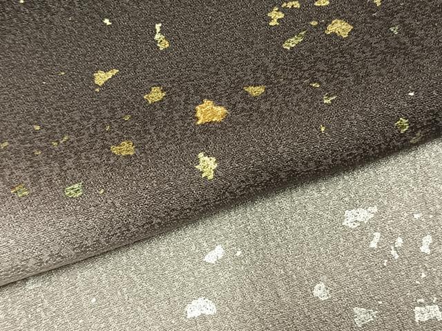 平和屋着物●訪問着　刺繍　散らし文様　暈し染め　金糸　金銀彩　正絹　逸品　AABL3444fy