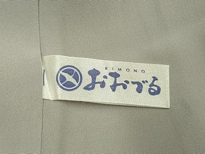 平和屋着物●訪問着　刺繍　散らし文様　暈し染め　金糸　金銀彩　正絹　逸品　AABL3444fy