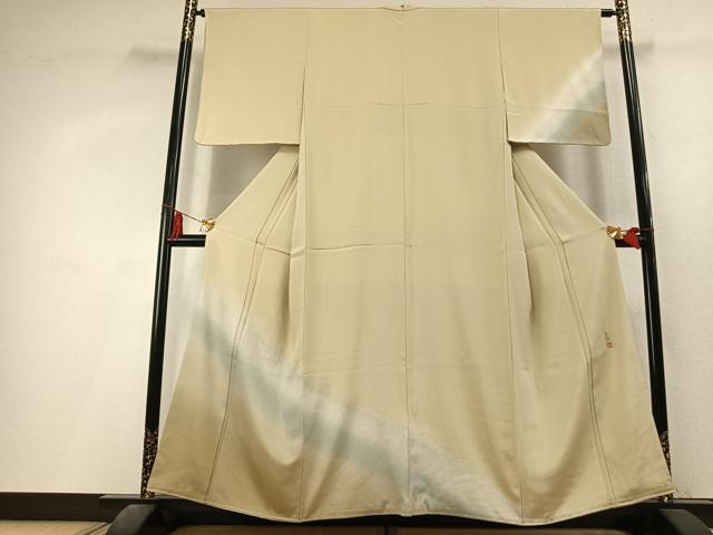 平和屋着物●松尾光琳　訪問着　霞文　暈し染め　鬼しぼ縮緬　健勝苑扱い　正絹　逸品　未使用　AABL3449fy