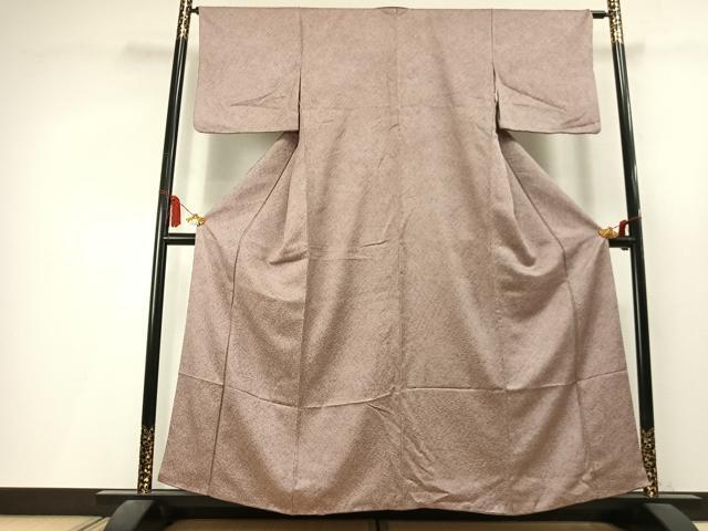 平和屋着物●上質な小紋　霞文　正絹　逸品　AABL3471fy