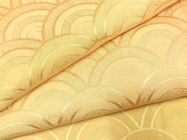 平和屋着物●上質な小紋　青海波地紋　暈し染め　正絹　逸品　AABL3475fy