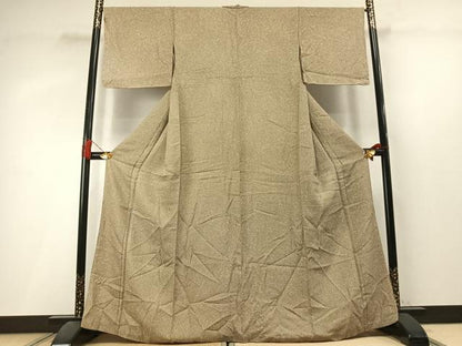 平和屋着物●上質な小紋　作家物　散らし文様　正絹　逸品　AABL3480fy
