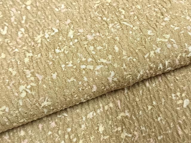 平和屋着物●上質な小紋　作家物　散らし文様　正絹　逸品　AABL3480fy