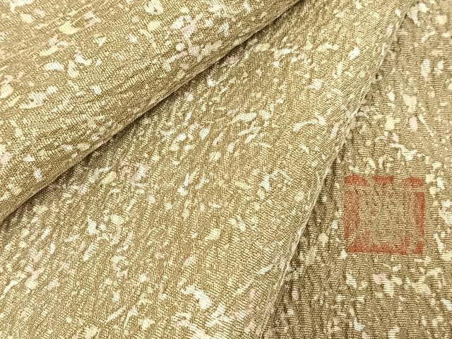 平和屋着物●上質な小紋　作家物　散らし文様　正絹　逸品　AABL3480fy