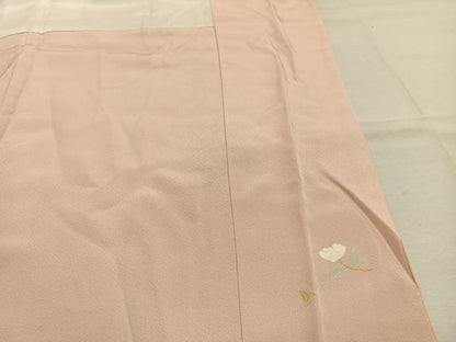平和屋着物●訪問着　友禅　作家物　草花文　暈し染め　正絹　逸品　AABL3520fy