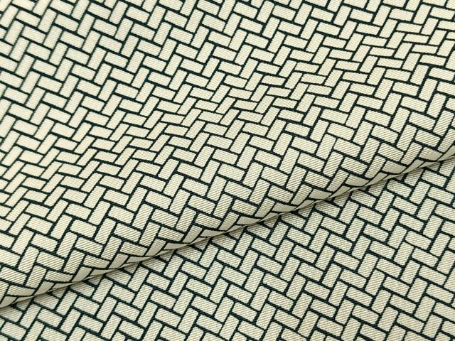 平和屋着物●江戸小紋　檜垣文　正絹　逸品　AABL3532fy