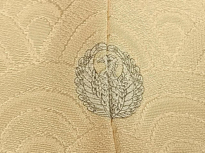 平和屋着物●豪華色留袖　総刺繍　雲取り花文　金糸　正絹　逸品　未使用　AABL3533fy