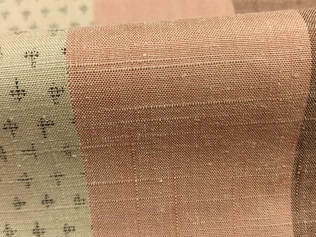 平和屋着物●上質な紬　間道　正絹　逸品　AABL3534fy