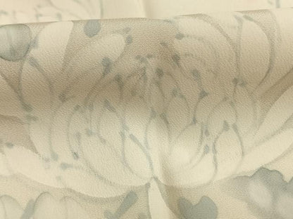 平和屋着物●長襦袢　袷　手描き　枝花文　暈し染め　正絹　逸品　AABL3547fy