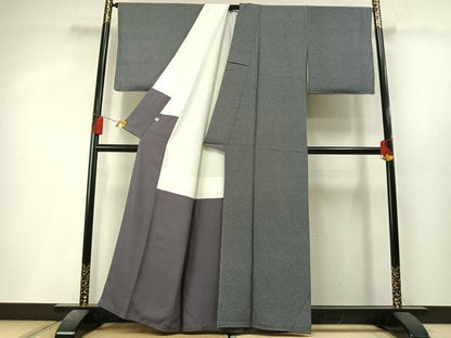 平和屋着物●江戸小紋　葉尽くし　正絹　逸品　未使用　AABL3553fy