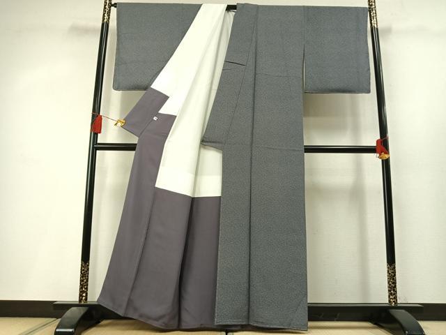 平和屋着物●江戸小紋　葉尽くし　正絹　逸品　未使用　AABL3553fy