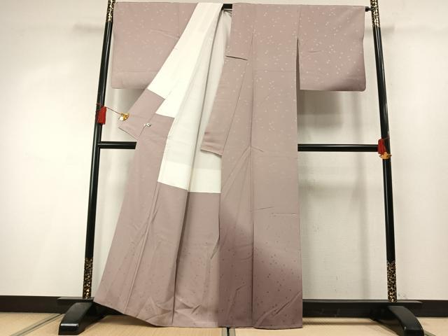 平和屋着物●訪問着　散らし文様　暈し染め　正絹　逸品　AABL3559fy