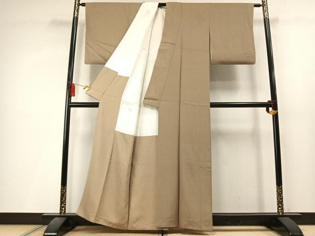 平和屋着物●江戸小紋　鮫小紋柄　正絹　逸品　AABL3576fy