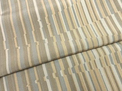 平和屋着物●上質な小紋　変わり縞　正絹　逸品　未使用　AABL3583fy