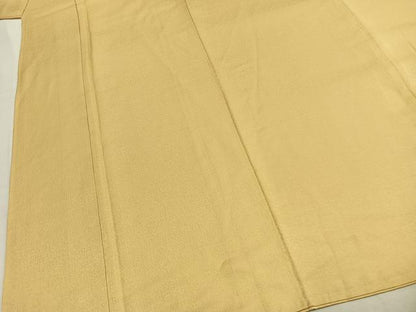 平和屋着物●森輝雄　色無地　紋意匠　砥粉色　正絹　逸品　未使用　AABL3589fy